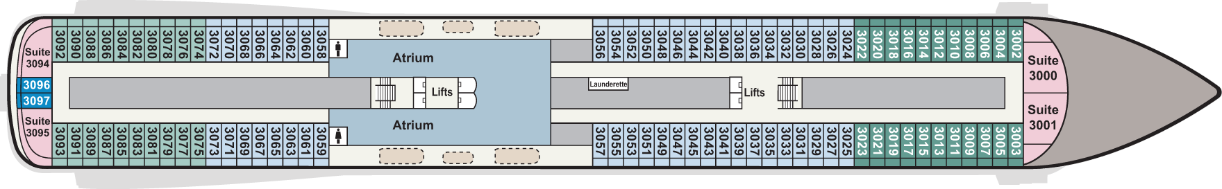 Viking Ocean Cruises Deck Plans Deck 3.png